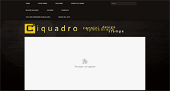 Desktop Screenshot of ciquadrocornici.it