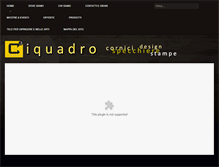Tablet Screenshot of ciquadrocornici.it